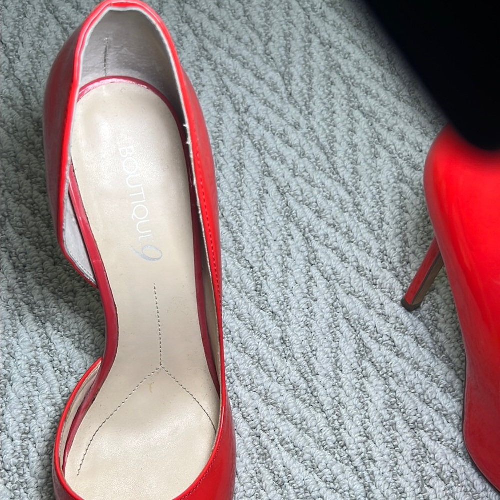 Elegant Leather‎ Heels size 7.5. Boutique 9. - Picture 10 of 12